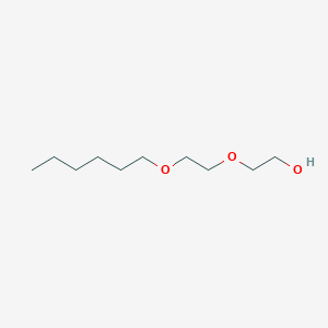 molecular formula C10H22O3<br>C10H22O3<br>C6H13(OCH2CH2)2OH B087330 Diethylene glycol monohexyl ether CAS No. 112-59-4