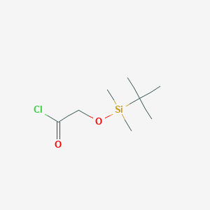 molecular formula C8H17ClO2Si B8733007 Acetyl chloride, [[(1,1-dimethylethyl)dimethylsilyl]oxy]- CAS No. 78826-45-6