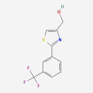 2-(3-Trifluoromethylphenyl)-4-hydroxymethylthiazole