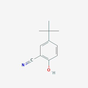 molecular formula C11H13NO B8733071 5-(tert-Butyl)-2-hydroxybenzonitrile 