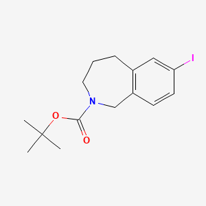 1,1-Dimethylethyl 7-iodo-1,3,4,5-tetrahydro-2h-2-benzazepine-2-carboxylate