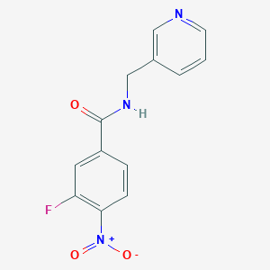 3-Fluoro-4-nitro-N-(3-pyridylmethyl)benzamide