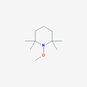 molecular formula C10H21NO B8733175 1-Methoxy-2,2,6,6-tetramethylpiperidine CAS No. 34672-84-9