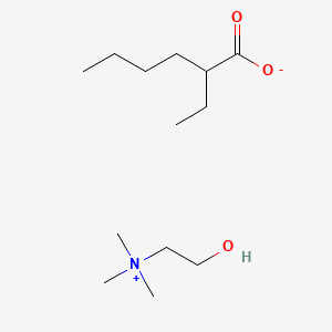 molecular formula C13H29NO3 B8733248 Choline 2-ethylhexanoate CAS No. 68856-36-0