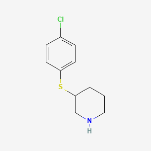 3-[(4-Chlorophenyl)thio]piperidine