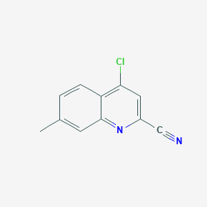 4-Chloro-7-methylquinoline-2-carbonitrile