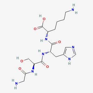 Glycyl-seryl-histidyl-lysine