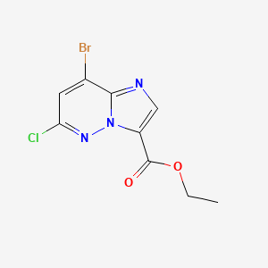 Ethyl 8-bromo-6-chloroimidazo[1,2-b]pyridazine-3-carboxylate