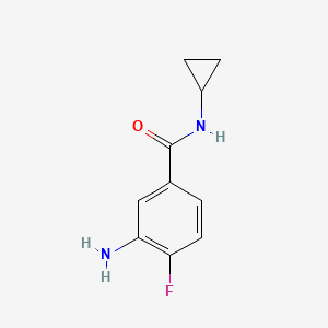 3-Amino-N-cyclopropyl-4-fluorobenzamide