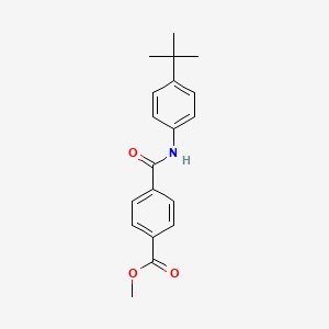 molecular formula C19H21NO3 B8733395 Methyl 4-[(4-tert-butylphenyl)carbamoyl]benzoate 