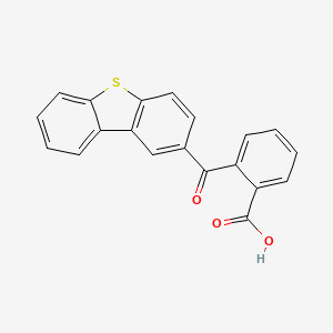 molecular formula C20H12O3S B8733398 2-(dibenzothiophene-2-carbonyl)benzoic Acid CAS No. 31123-60-1
