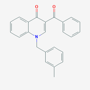 molecular formula C24H19NO2 B8733447 3-Benzoyl-1-(3-methyl-benzyl)-1H-quinolin-4-one 