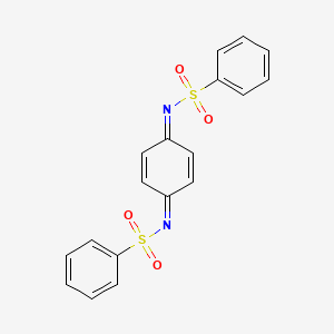 molecular formula C18H14N2O4S2 B8733455 I, Disulfonimide CAS No. 1050-82-4