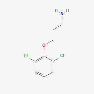 molecular formula C9H11Cl2NO B8733495 3-(2,6-Dichlorophenoxy)propan-1-amine 