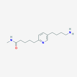 5-[5-(4-Aminobutyl)pyridin-2-YL]-N-methylpentanamide