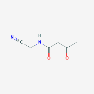 molecular formula C6H8N2O2 B8733596 n-(Cyanomethyl)-3-oxobutanamide CAS No. 39795-73-8