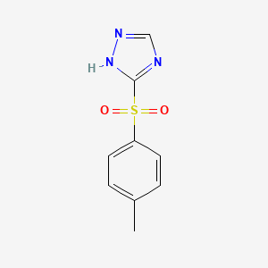 molecular formula C9H9N3O2S B8733606 3-Tosyl-1H-1,2,4-triazole 