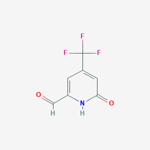6-Hydroxy-4-(trifluoromethyl)picolinaldehyde