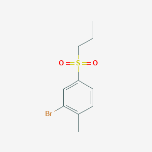 2-Bromo-1-methyl-4-(propylsulfonyl)benzene