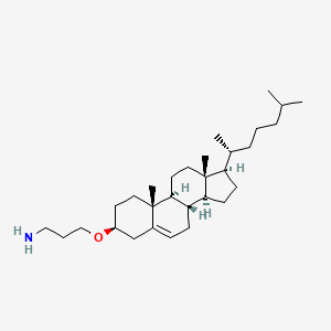 1-Propanamine, 3-[(3b)-cholest-5-en-3-yloxy]-