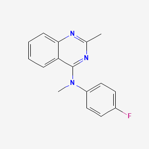 4-Quinazolinamine, N-(4-fluorophenyl)-N,2-dimethyl-