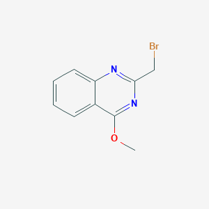 molecular formula C10H9BrN2O B8733686 2-(Bromomethyl)-4-methoxyquinazoline 
