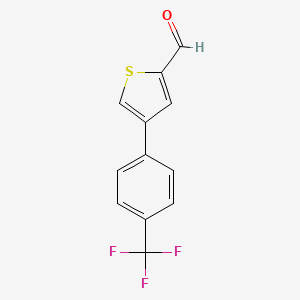 4-(4-Trifluoromethylphenyl)thiophene-2-carbaldehyde
