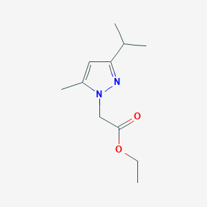 Ethyl (3-isopropyl-5-methyl-1H-pyrazol-1-yl)acetate