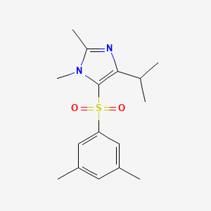 1H-Imidazole, 5-((3,5-dimethylphenyl)sulfonyl)-1,2-dimethyl-4-(1-methylethyl)-