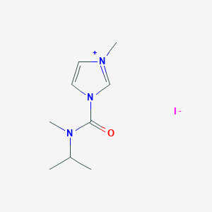 1-(isopropyl(methyl)carbamoyl)3-methyl-1H-imidazol-3-ium iodide