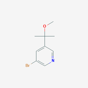 3-Bromo-5-(2-methoxypropan-2-yl)pyridine