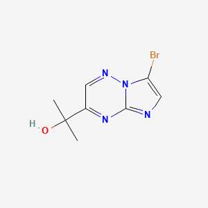 2-(7-Bromoimidazo[1,2-b][1,2,4]triazin-3-yl)propan-2-ol