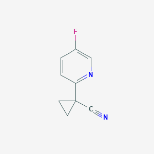 1-(5-Fluoropyridin-2-yl)cyclopropanecarbonitrile