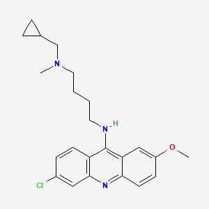 N1-(6-Chloro-2-methoxyacridin-9-yl)-N4-(cyclopropylmethyl)-N4-methylbutane-1,4-diamine