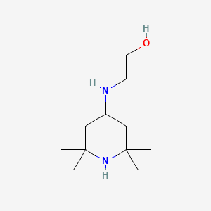 molecular formula C11H24N2O B8734005 Ethanol, 2-[(2,2,6,6-tetramethyl-4-piperidinyl)amino]- CAS No. 37819-95-7