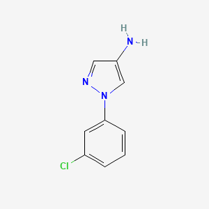 1-(3-chlorophenyl)-1H-pyrazol-4-amine