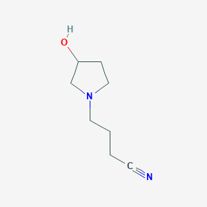 4-(3-Hydroxypyrrolidin-1-yl)butanenitrile