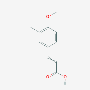 molecular formula C11H12O3 B8734058 4-Methoxy-3-methylcinnamic acid CAS No. 182234-17-9