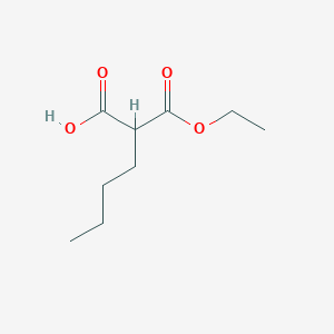 molecular formula C9H16O4 B8734070 2-(Ethoxycarbonyl)hexanoic acid 