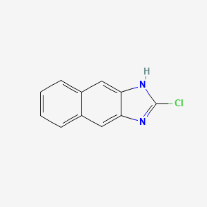 molecular formula C11H7ClN2 B8734142 2-Chloro-1H-naphtho[2,3-d]imidazole 