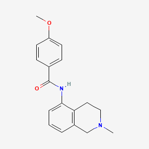 Benzamide, 4-methoxy-N-(1,2,3,4-tetrahydro-2-methylisoquinolin-5-yl)-