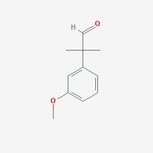 2-(3-Methoxyphenyl)-2-methylpropanal