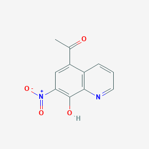 1-(8-Hydroxy-7-nitroquinolin-5-yl)ethanone