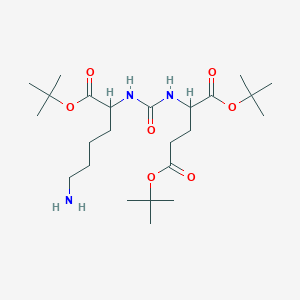 2-[3-(5-Amino-1-tert-butoxycarbonyl-pentyl)-ureido]-pentanedioic acid di-tert-butyl ester
