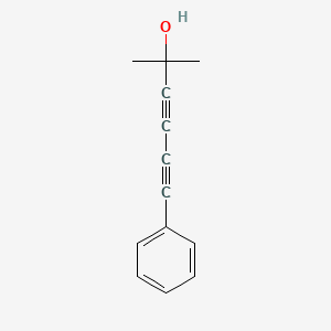 molecular formula C13H12O B8734455 2-Methyl-6-phenyl-hexa-3,5-diyn-2-ol CAS No. 16900-79-1