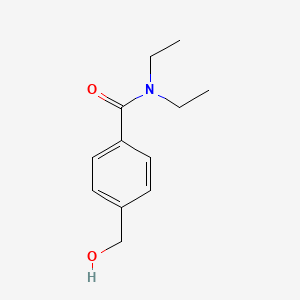 molecular formula C12H17NO2 B8734552 N,N-diethyl-4-(hydroxymethyl)benzamide 