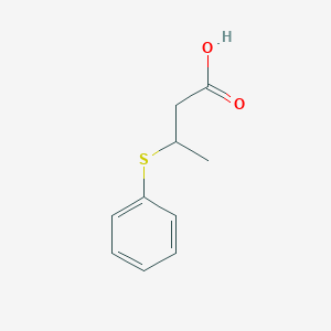 molecular formula C10H12O2S B8734662 3-(Phenylthio)-butyric acid 