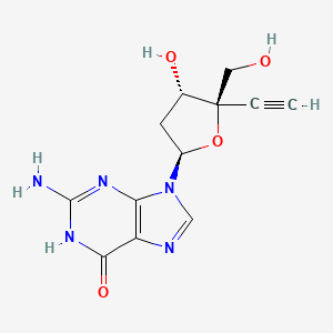 9-(2-Deoxy-4-C-ethynyl-beta-D-ribo-pentofuranosyl)guanine