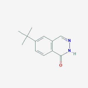 molecular formula C12H14N2O B8734741 6-(tert-butyl)phthalazin-1(2H)-one 