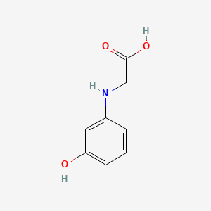 molecular formula C8H9NO3 B8734847 Glycine, N-(3-hydroxyphenyl)- CAS No. 56797-33-2
